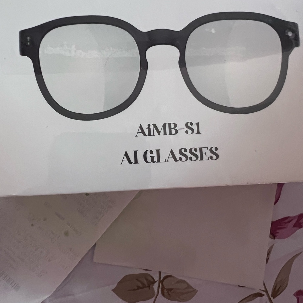 Black AI Glasses